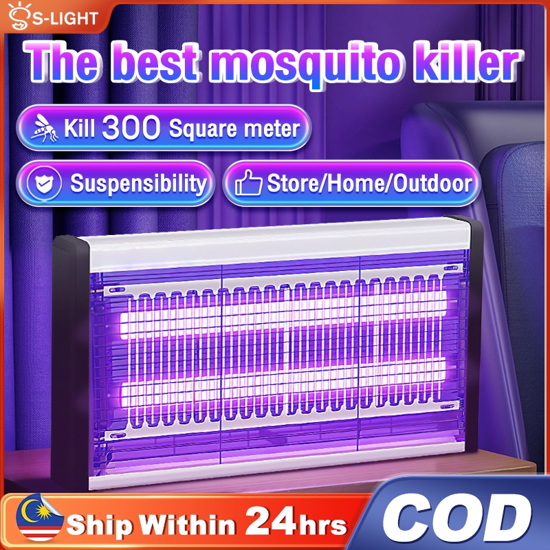 【250W KUAT】Perangkap Nyamuk UV 4500V-Untuk Kawasan Luas Restoran, Kedai & Kilang, Jimat 100% Elektrik, Bebas Bahan Kimia