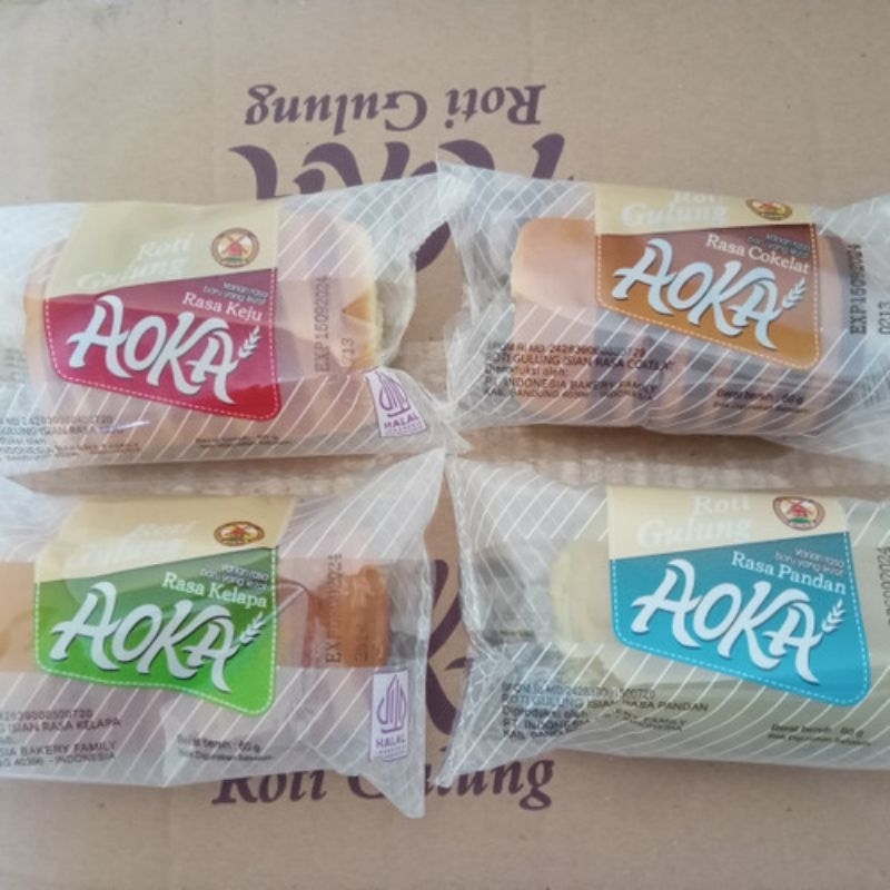 AOKA - Roti Gulung Berperisa Buah 60g