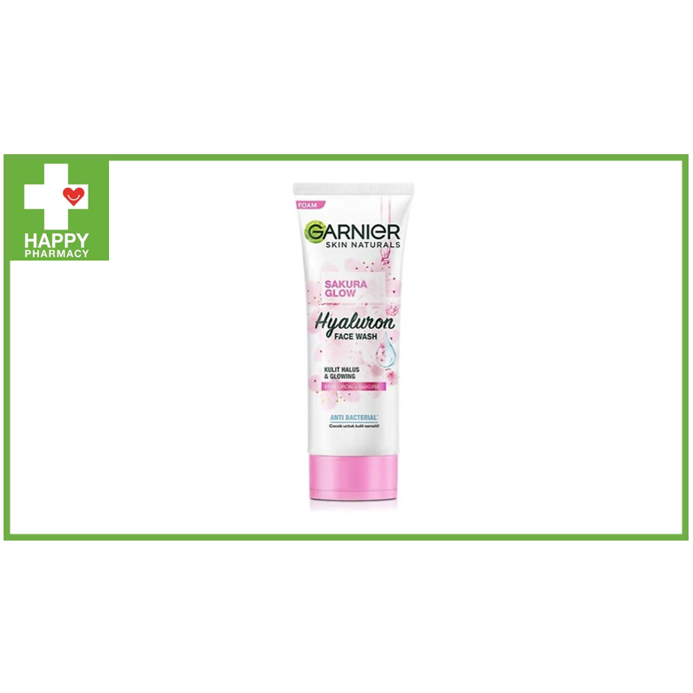 GARNIER SKIN NATURALAS Sakura Glow Hyaluron Face Wash 100ml