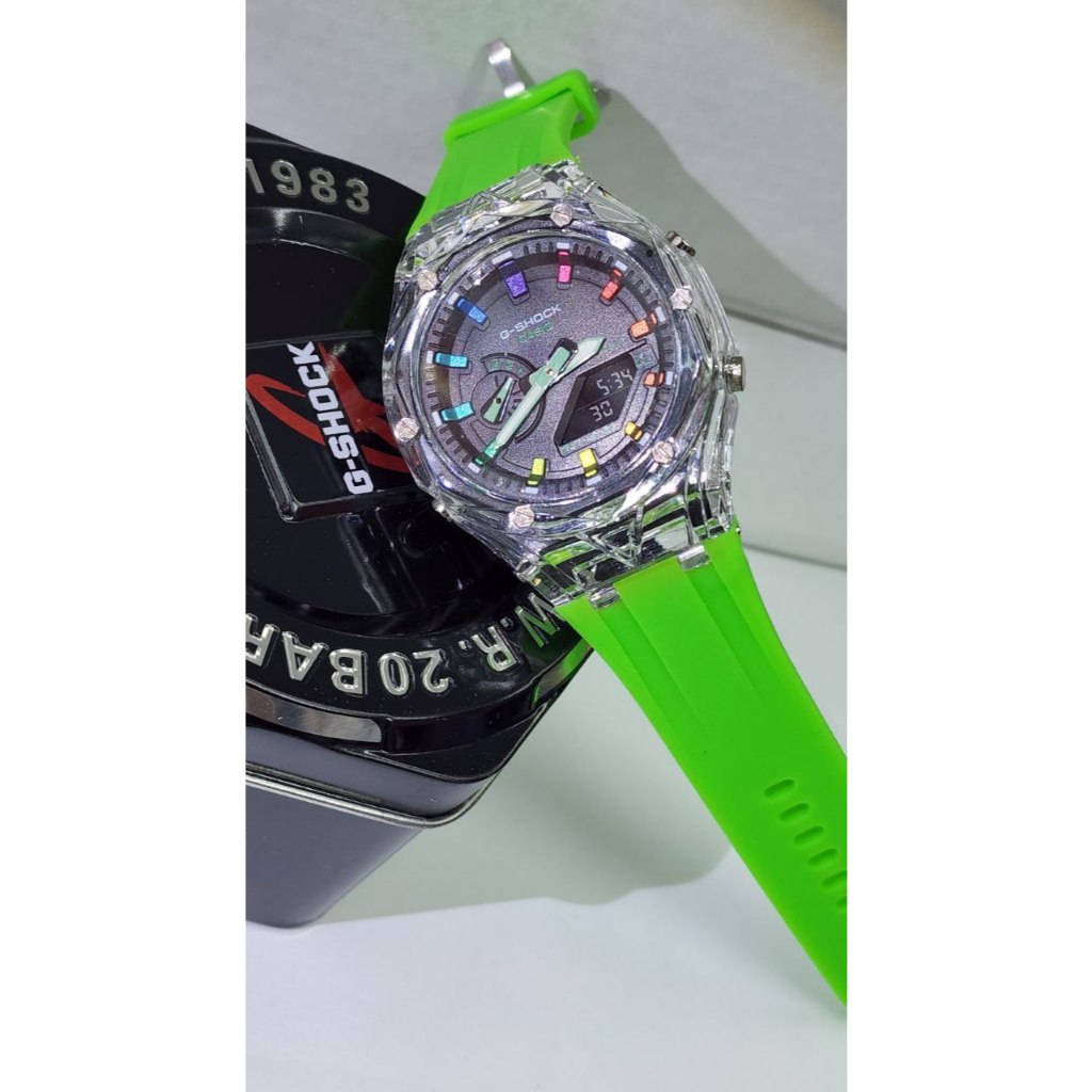 G SHOCK GA-2100 GA-2100SKE-7A TRANSPARENT TMJ PREMIUM NEW VERSION(CLICK FOR MORE COLOUR)