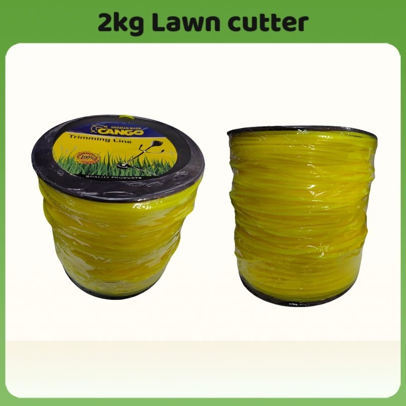 2.7mm x 2kg Lawn cutter Trimmer line yellow /tali mesin potong rumput