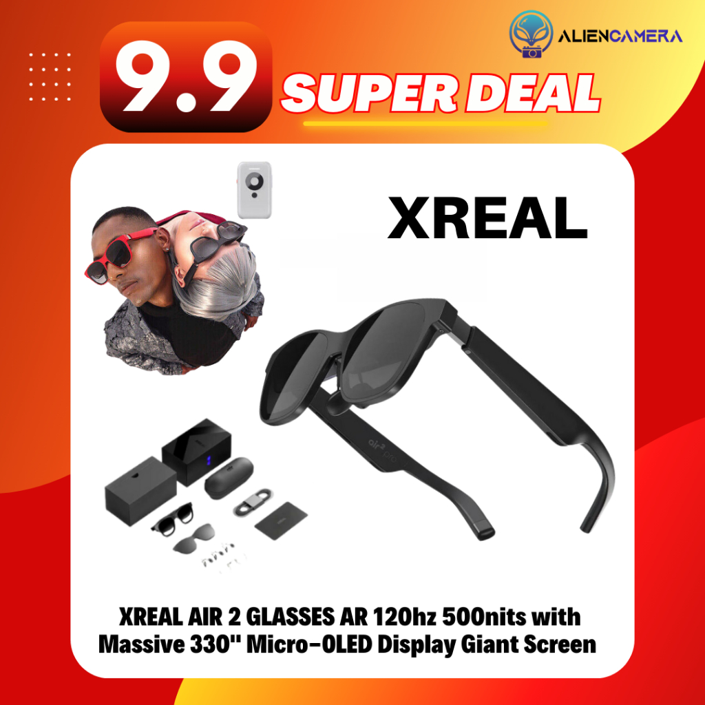 Xreal Air/Air 2/ Air 2 Pro AR Glasses Xreal Smart Glasses Micro-OLED Virtual Theater Augmented Reality Watch Stream