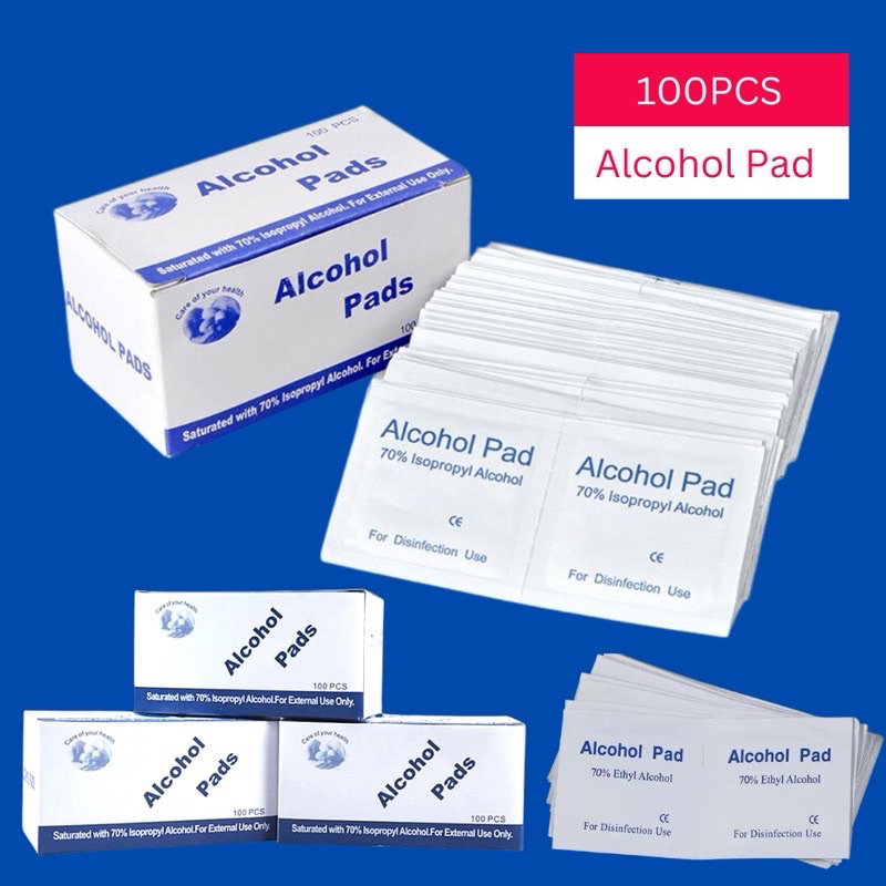 Alcohol Wipes 100 Pieces Containing 75% Antibacterial Cleansing Skin Care Wipe Accessories Jewelry Outdoor Equipment