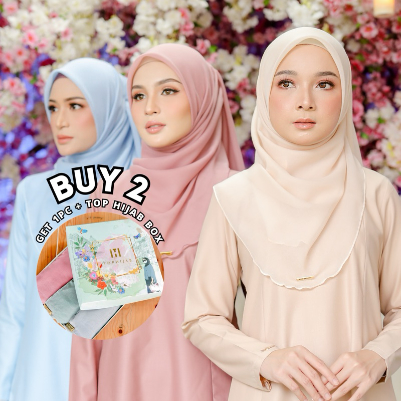 [TOP HIJAB] BAWAL COTTON CURVE