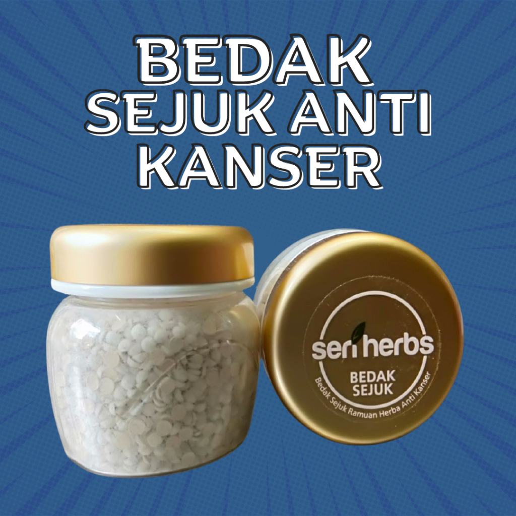 SERI HERBS - BEDAK SEJUK ( Anti Kanser ) Jerrawat - jeragat-perut - memutihkan