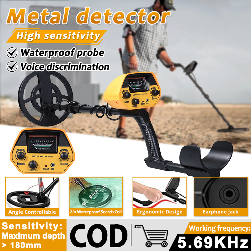 Underground Metal Detector High Sensitivity Jewelry Treasure Gold Finder Detecting Tool alat pengesan logam emas