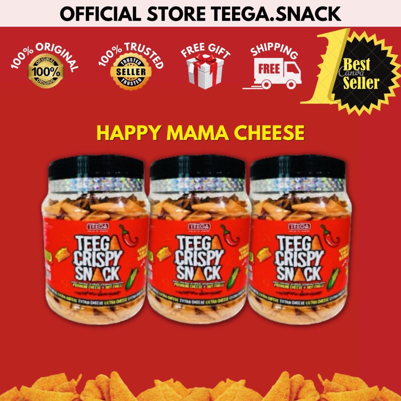 HAPPY BOX (COMBO) - TEEGA CRISPY SNACK MAMA CHEESE