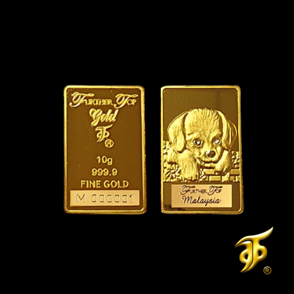 FURTHER TOP 999.9 Gold Bar ( 10g ) - CHINESE ZODIAC 十二生肖&hellip;