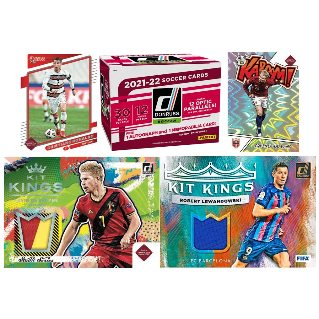 Panini | Donruss Soccer | 2021-2022-2023 | Kit Kings & Kit Series Collection | Player Worn Memorabilias Relics Card