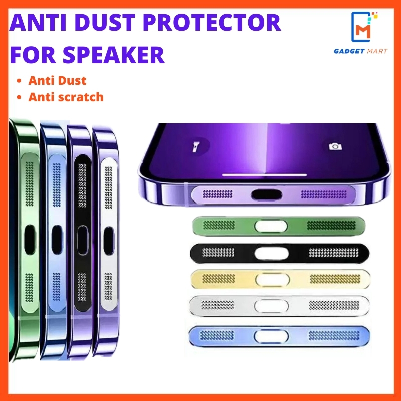 Dustproof IPHONE 15 14 13 12 PRO MAX PLUS mini anti dust Metal Dustproof Net Stickers Speaker HOLE Mesh anti scratch