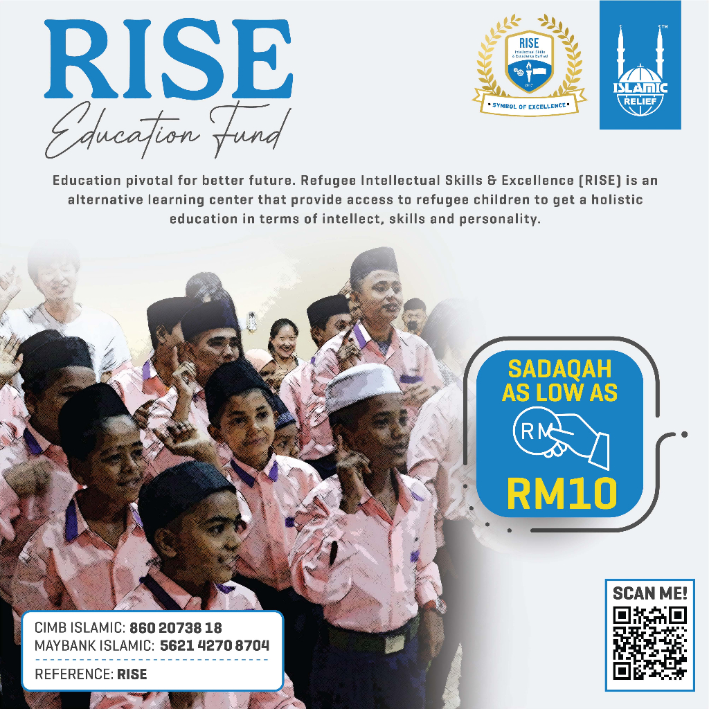 Islamic Relief Malaysia Refugee Education School Funds Teaching Aids Food