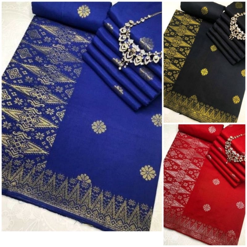 Kain Pasang Songket Tabur / Kain Songkt Tabur , Tenun Asli