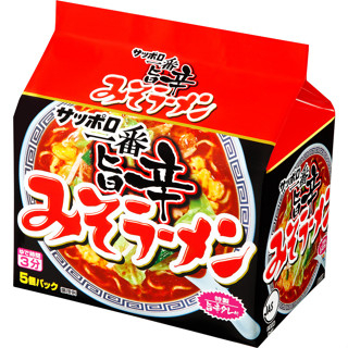 【Direct from Japan】 I love Instant! Sanyo Foods Sapporo Ichiban Miso Ramen Spicy Miso, a pack of 5