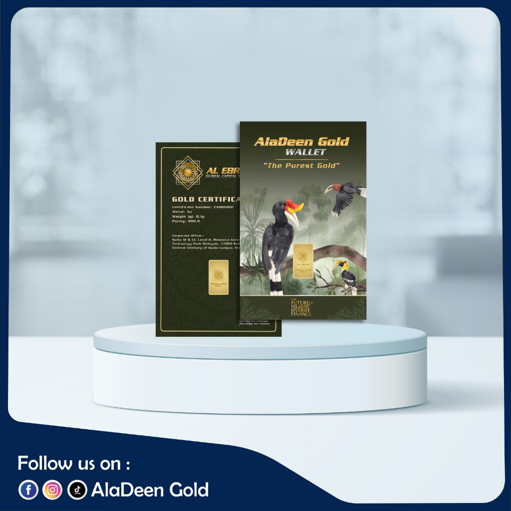 AlaDeen Gold®️ 1gram Exclusive Gold Bar 999.9Au Malaysia Day 2022 Series (The&hellip;