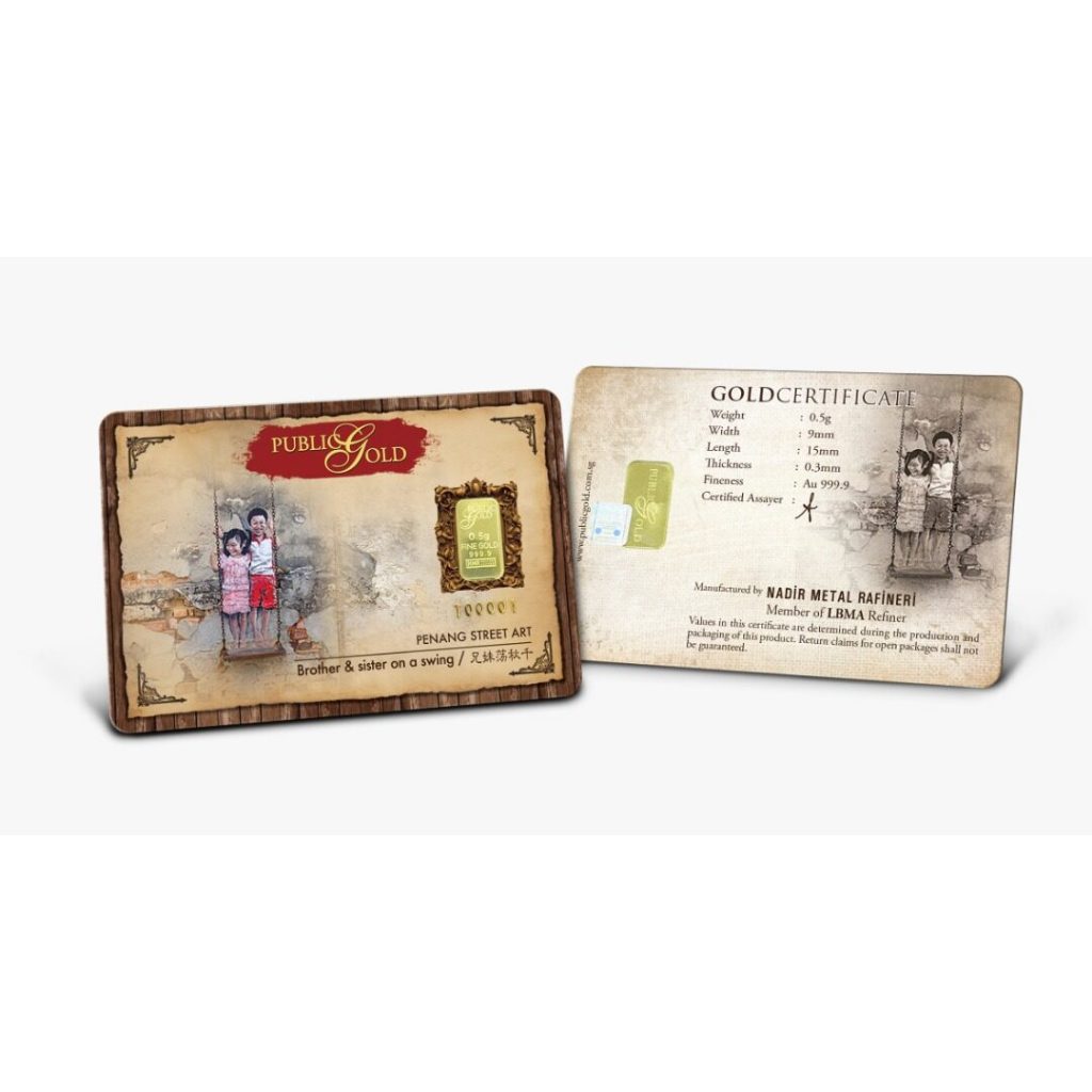 Public Gold LBMA Bullion Bar 0.5g (Au 999.9) - SWING [GET FREE&hellip;