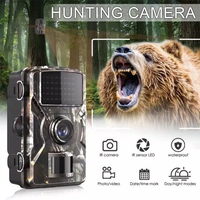 12MP/16MP Outdoor Wildlife Hunting Camera DL001/DL003 Infrared Cameras Night Vision Forest Animals Surveillance Tracking