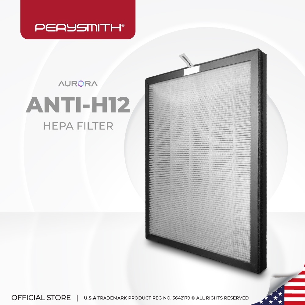 PerySmith Anti-H12 0.3 Micron Hepa Filter for PerySmith Air Purifier AURORA Series H13