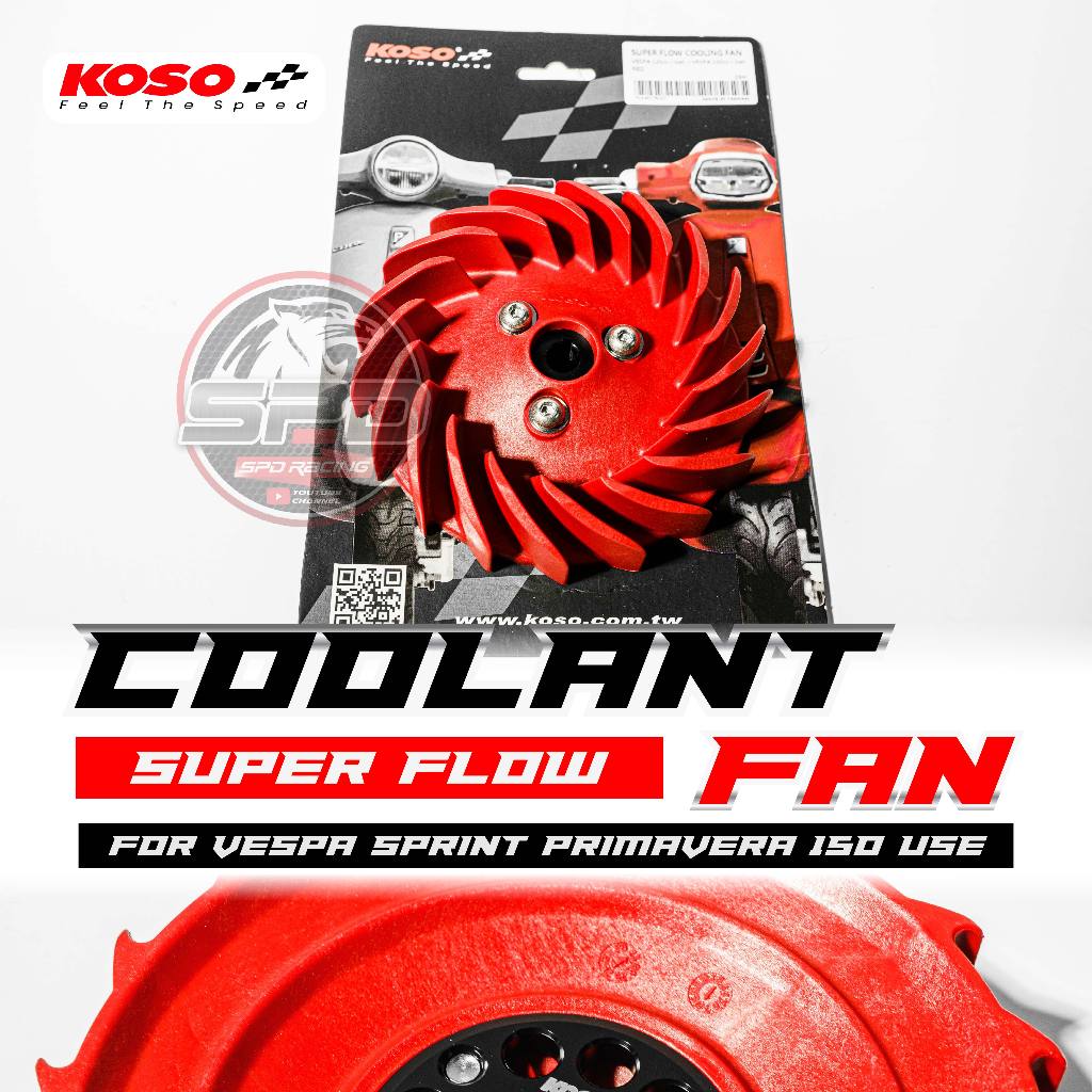 Coolant Fan (Super flow) KOSO For Vespa Sprint Primavera 150 Use