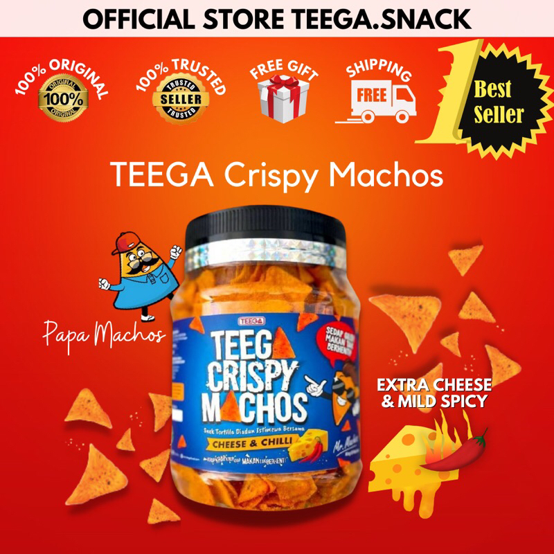 ( ) Teega Crispy Papa Cheese Machos