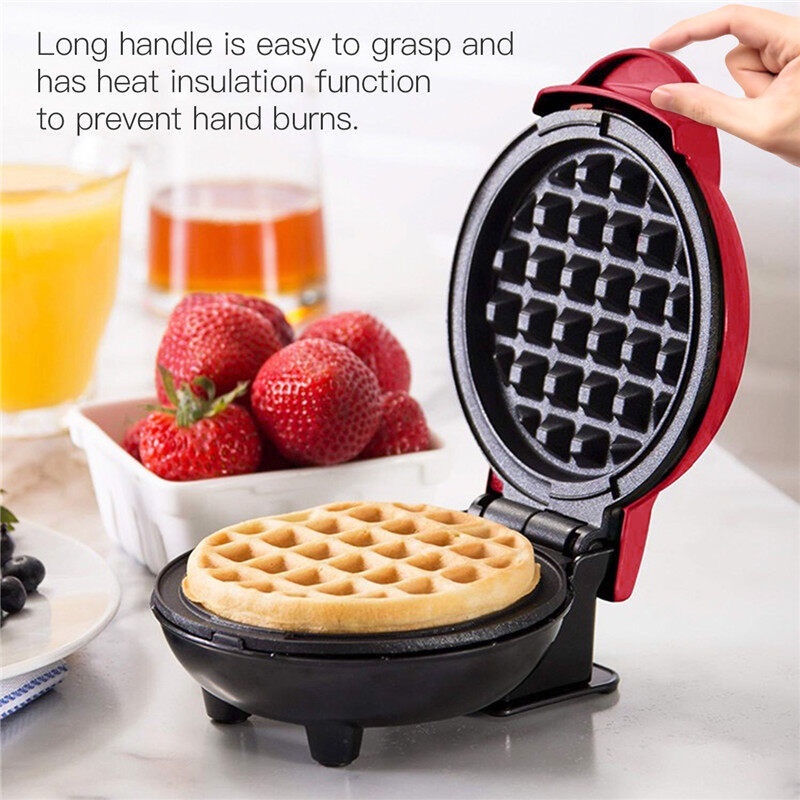 MY SELLER❤️Electric Waffles Maker Breakfast Waffle Machine Egg Cake Pan Eggette Mini Waffle Pot 迷你华夫饼机家用面包机薄饼机烘焙蛋糕三明治早餐机