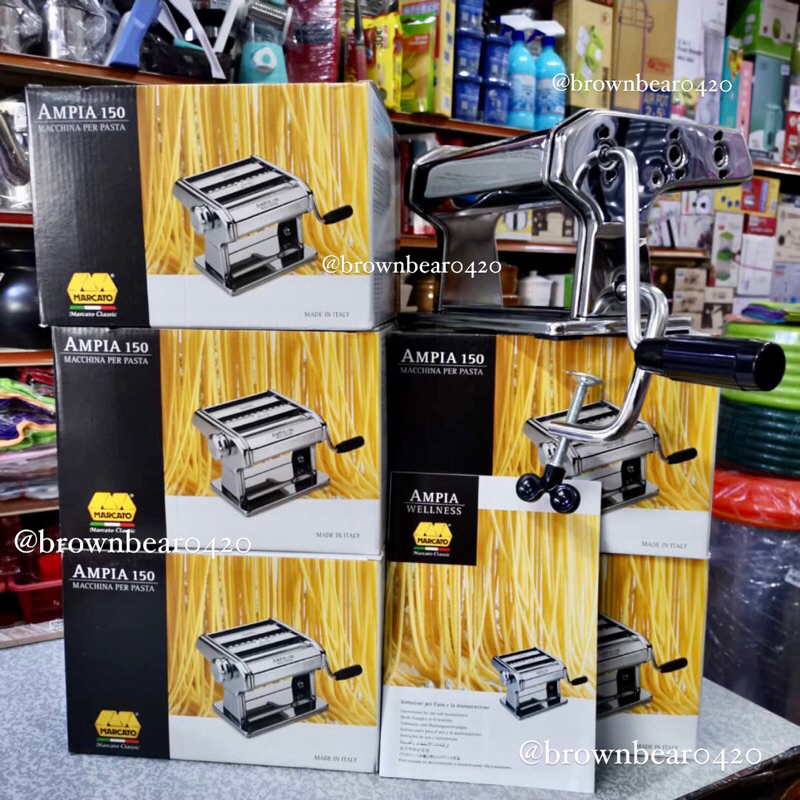 【MARCATO】🇮🇹 AMPIA 150 【100% Authentic】Made in ITALY  WELLNESS PASTA MAKER MECHINE MEE KARIPUFF NOODLE MAKER