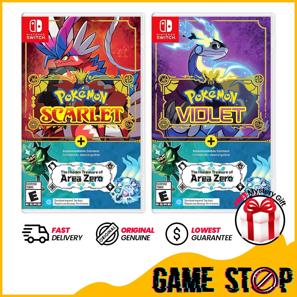 NSW Switch Pokemon Scarlet and Violet The Hidden Treasure of Area Zero Chinese/English Version (中英文版)