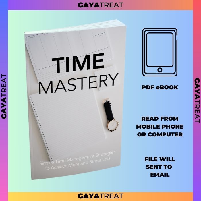 [PDF EBOOK] Time Mastery - Softcopy eBook