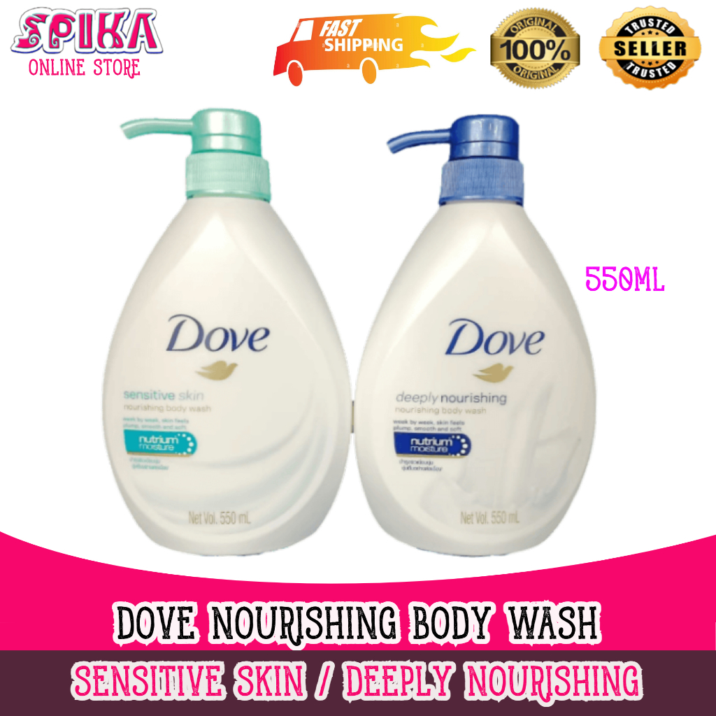 DOVE NOURISHING BODY WASH 550ML