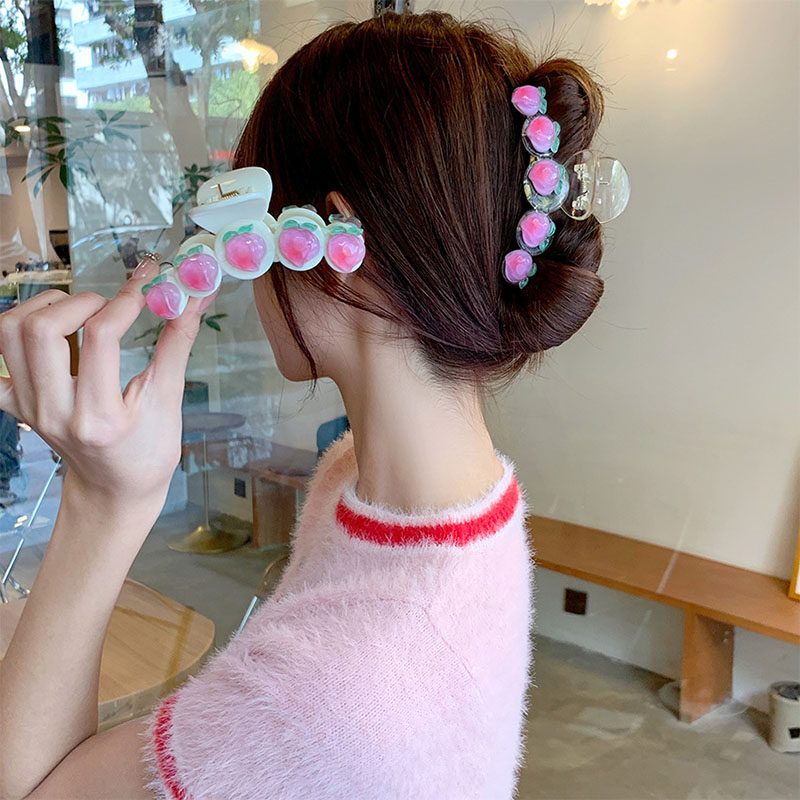 READY STOCKSpring Summer Transparent Hair Clips for Women Cute Hair Claw Girls Korean Style 发夹子鲨鱼夹