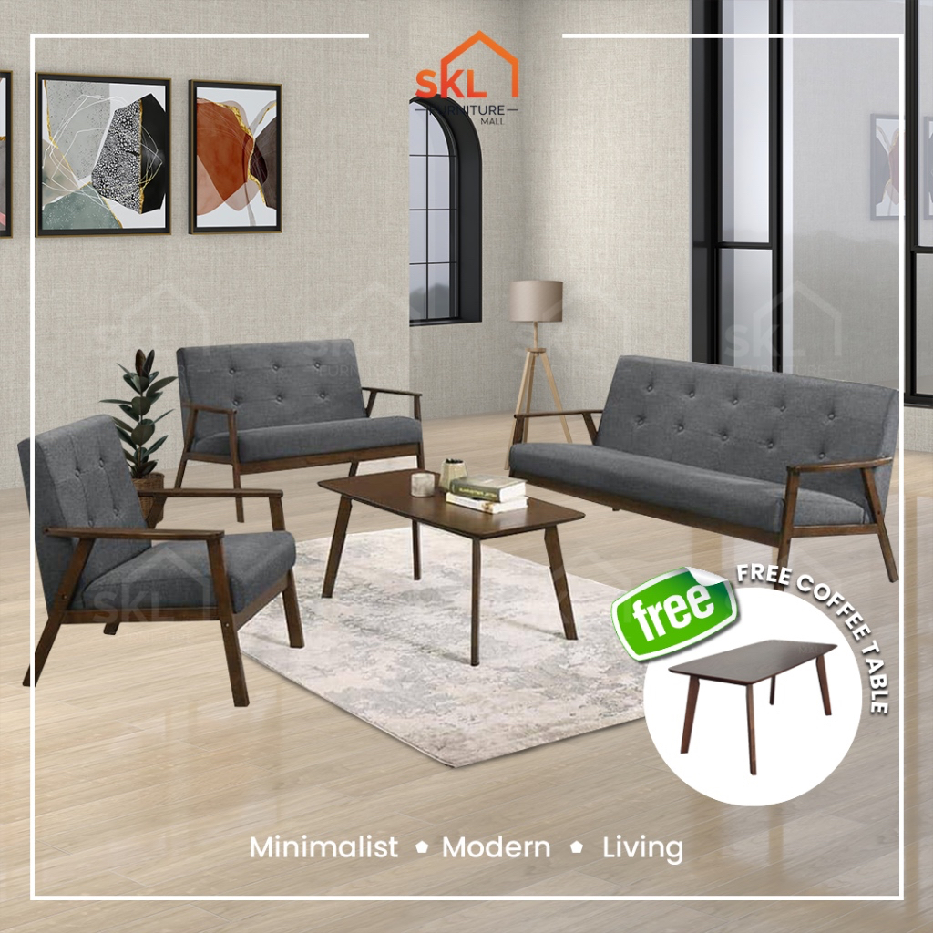 RM77 OFF 1+2+3 Seater + Free Coffee Table /Ikea Sofa/1+2+3