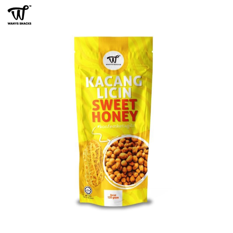 [SNACK WANYS] Kacang Original/ Sweet Honey/ Pedas/ Rangup