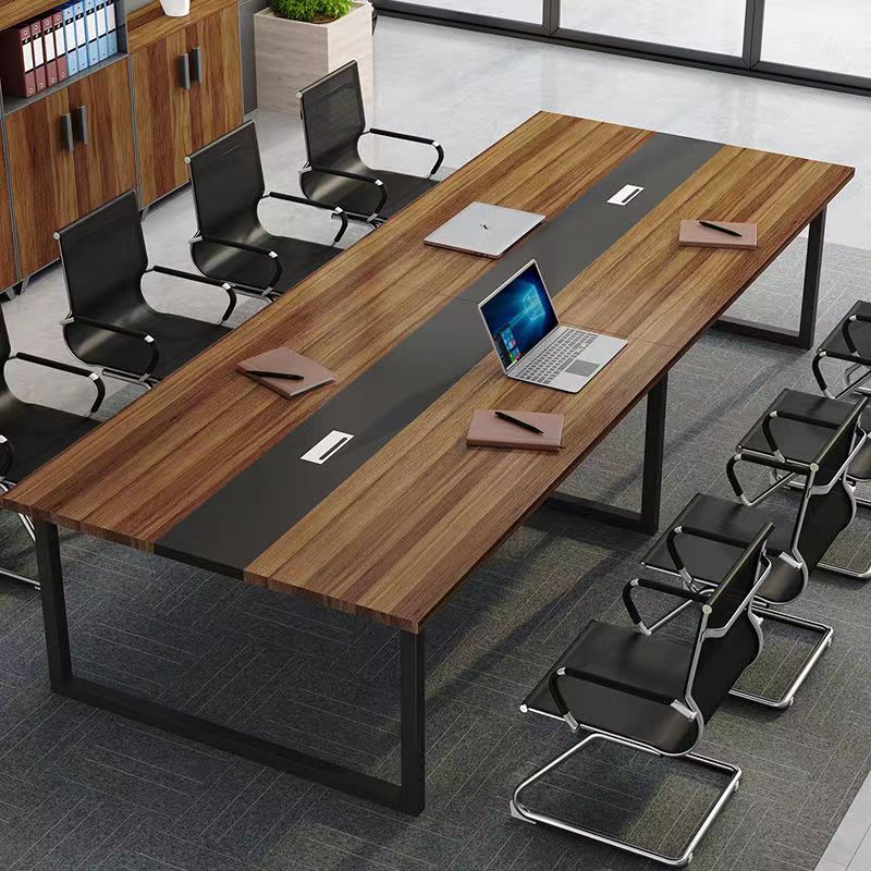 Long Wide Meeting Table Dining Table Thickened Table Meja Pejabat Meja Makan Meja ofis Room Table Office Desk