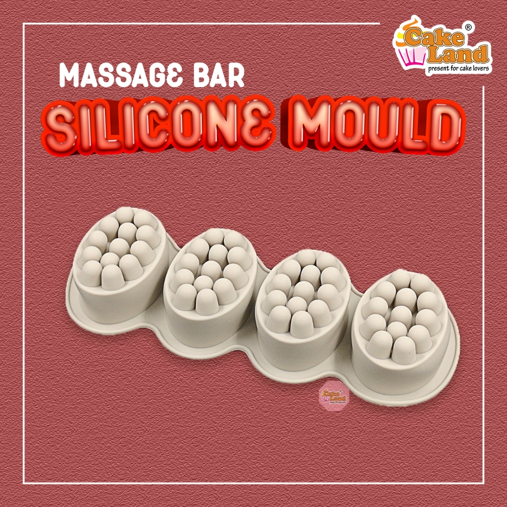 THE BAKER Massage Bar Shape Silicone Mould