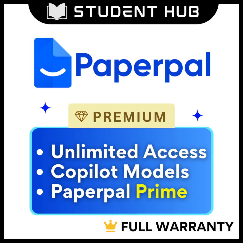 PaperPal Prime Premium Account AI Copilot research checker and online academic writing tools reseachers