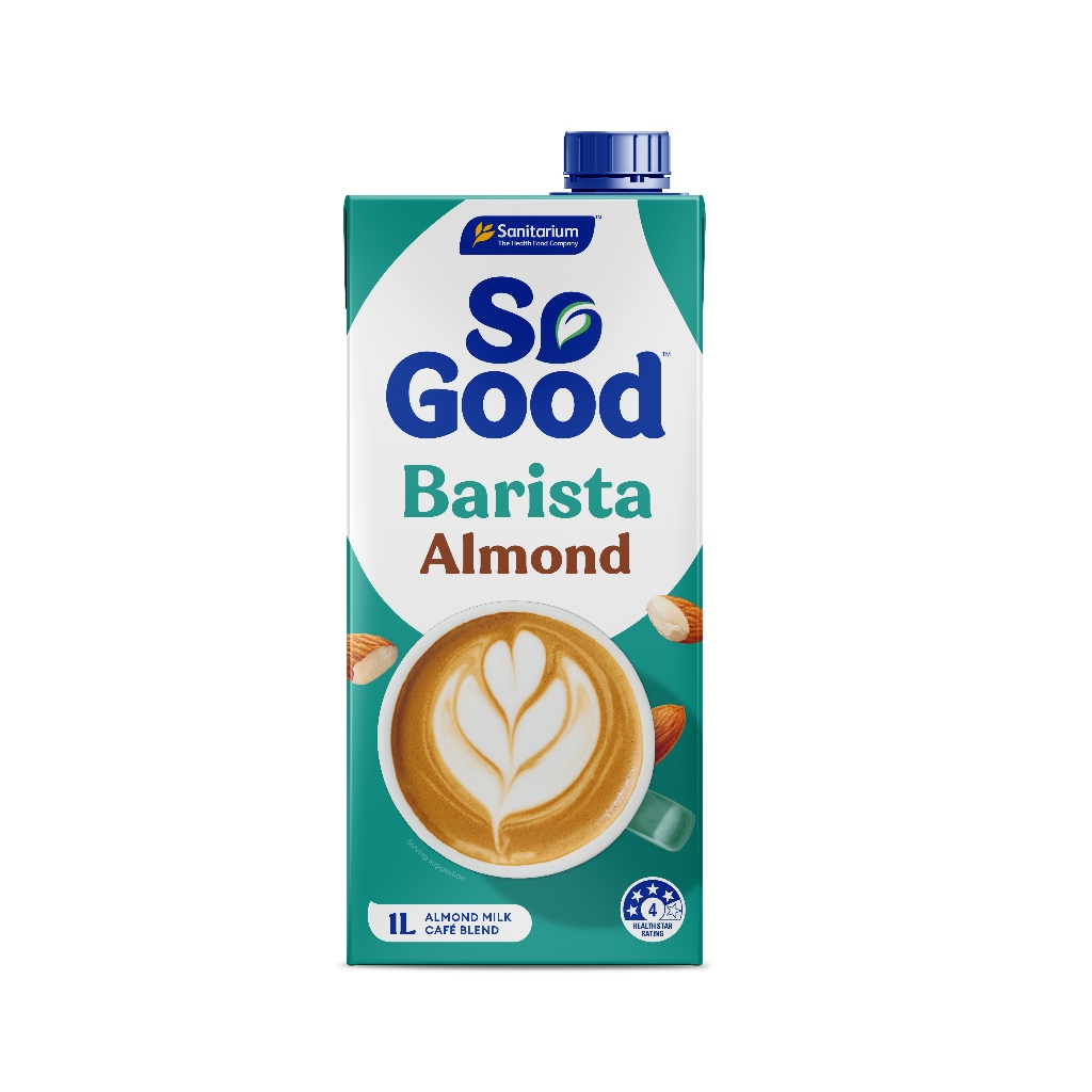 (Buy 1) So Good Barista Almond 1L Almond Milk Low Fat Susu Almond Susu Rendah Lemak