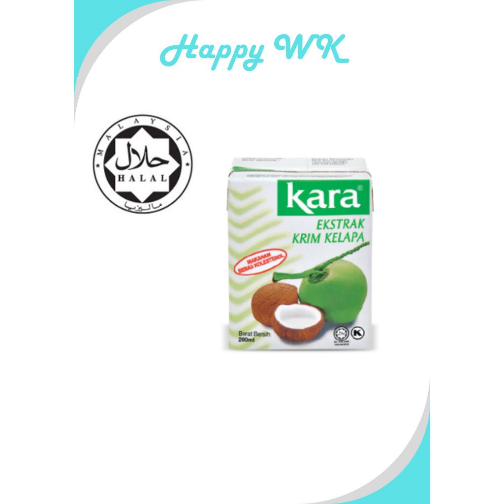KARA Santan Kelapa / Coconut Cream Extract 200ml x 30 [Carton]