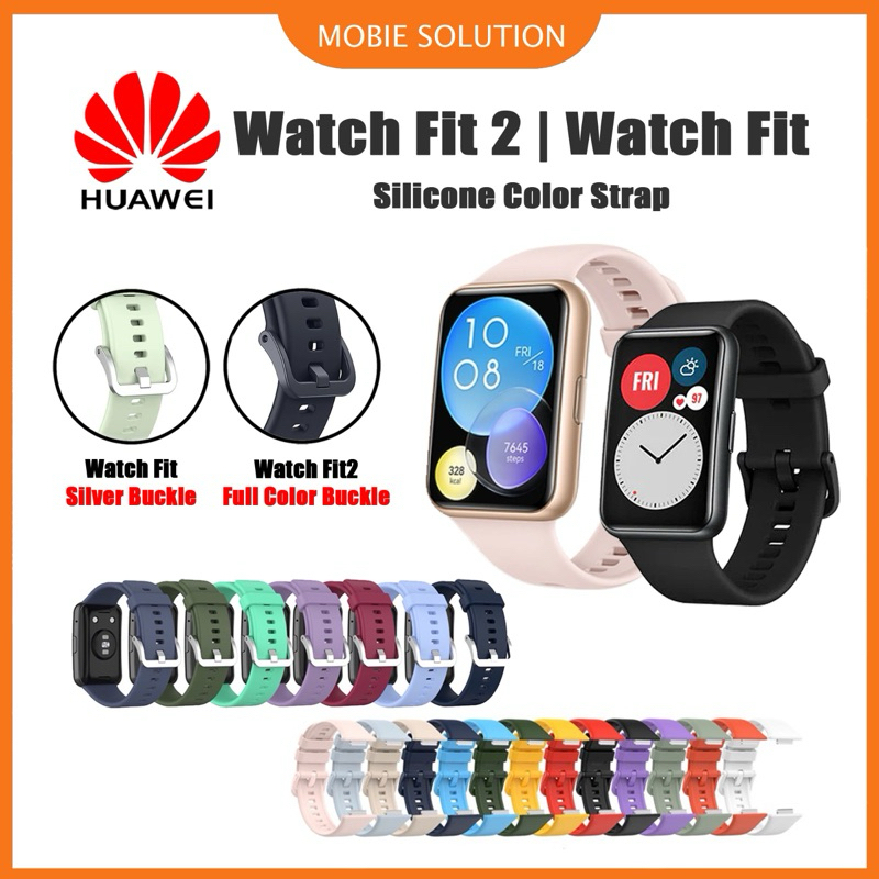 For Huawei Watch Fit3 Watch Fit 2 / Huawei Watch Fit / Watch Fit SE Silicone Color Strap Smart Watch Wrist Band bracelet