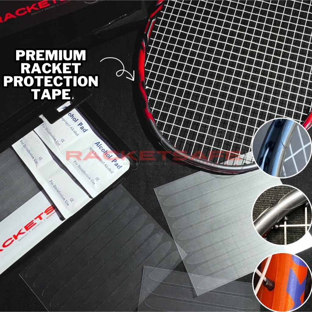 RACKETSAFE Premium Badminton Racket Protection Tape-Badminton Racket Tape-Racket Protector-badminton accessories-yonex