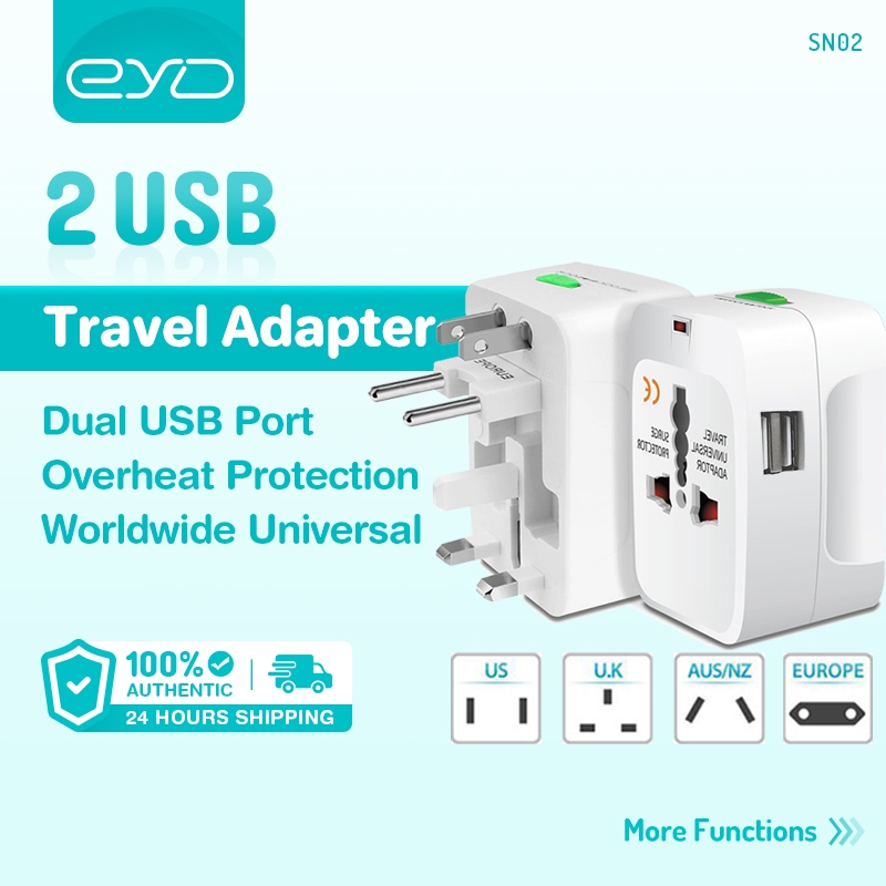 All-in-one Worldwide Universal International Travel Adapter Charger Adapter Plug Surge Protector Lock UK China Converter