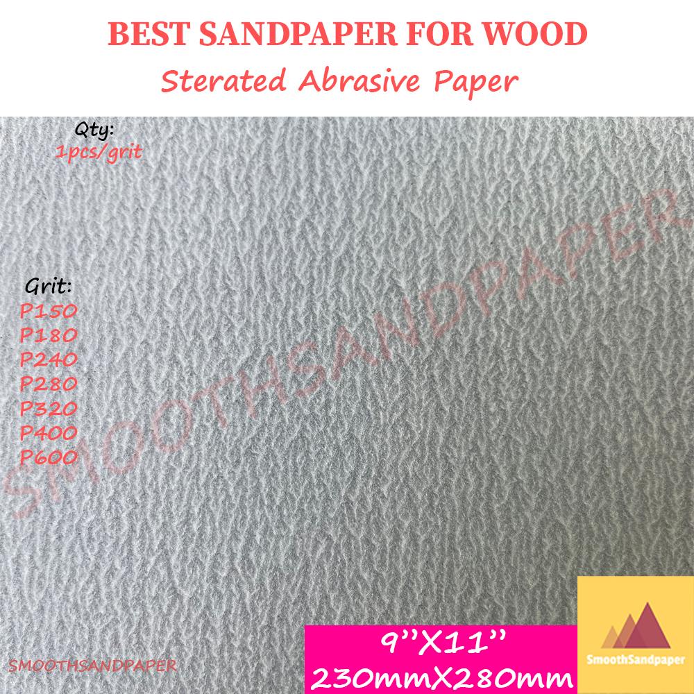 [READY STOCK] Sandpaper Sheet 9"X11" (230mmX280mm) Aluminium Oxide Stearated Kertas Pasir Kayu 干砂纸 干沙纸 image 5