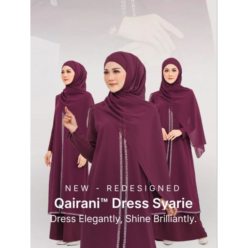 [[ READY STOCK ]] QAIRANI SYARIE DRESS by MARDINA SAFIYYA