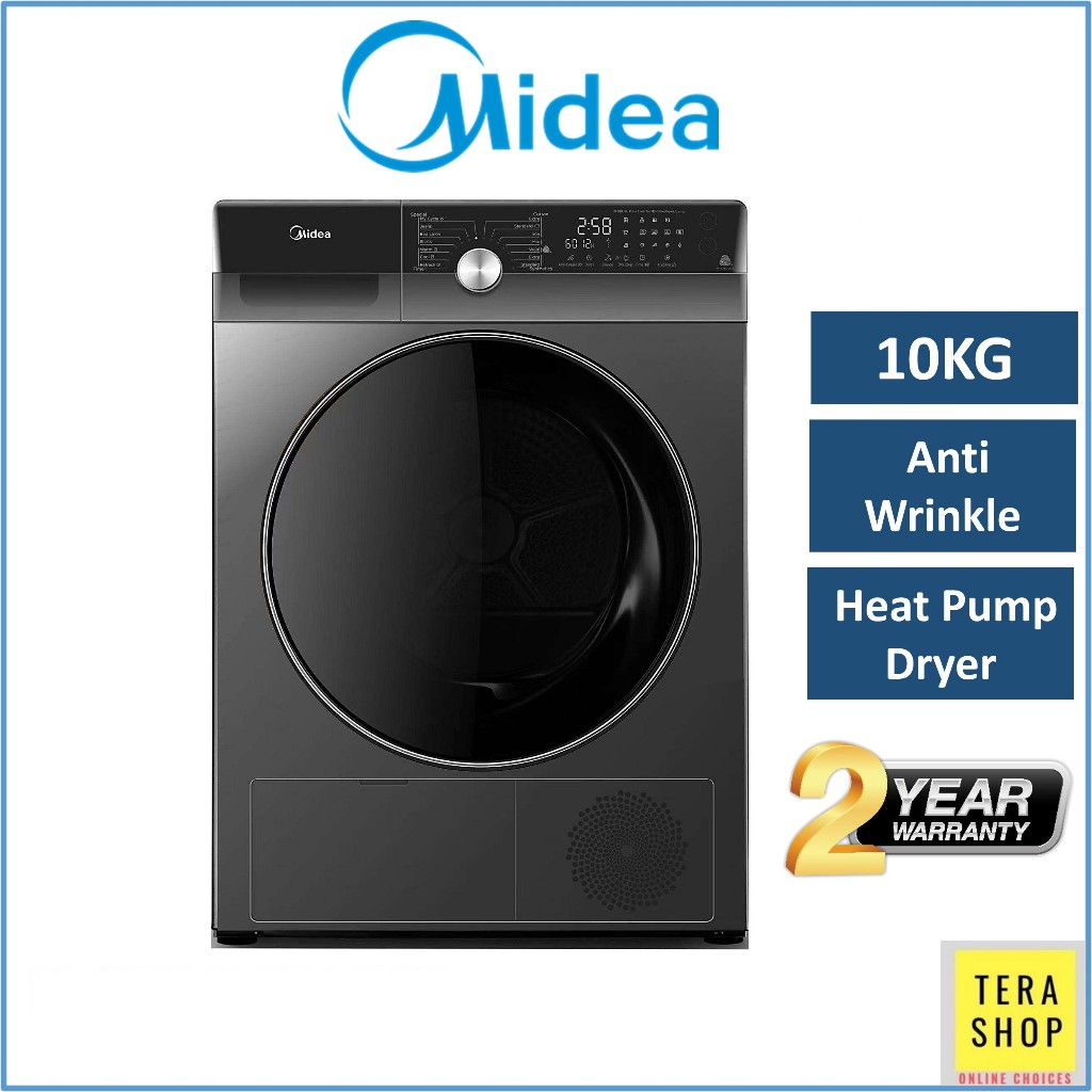 Midea MD200C80W 8KG Condenser / MD-K1088HPT Heat PUMP Clothes Dryer Machine Mesin Pengering Baju 烘干机