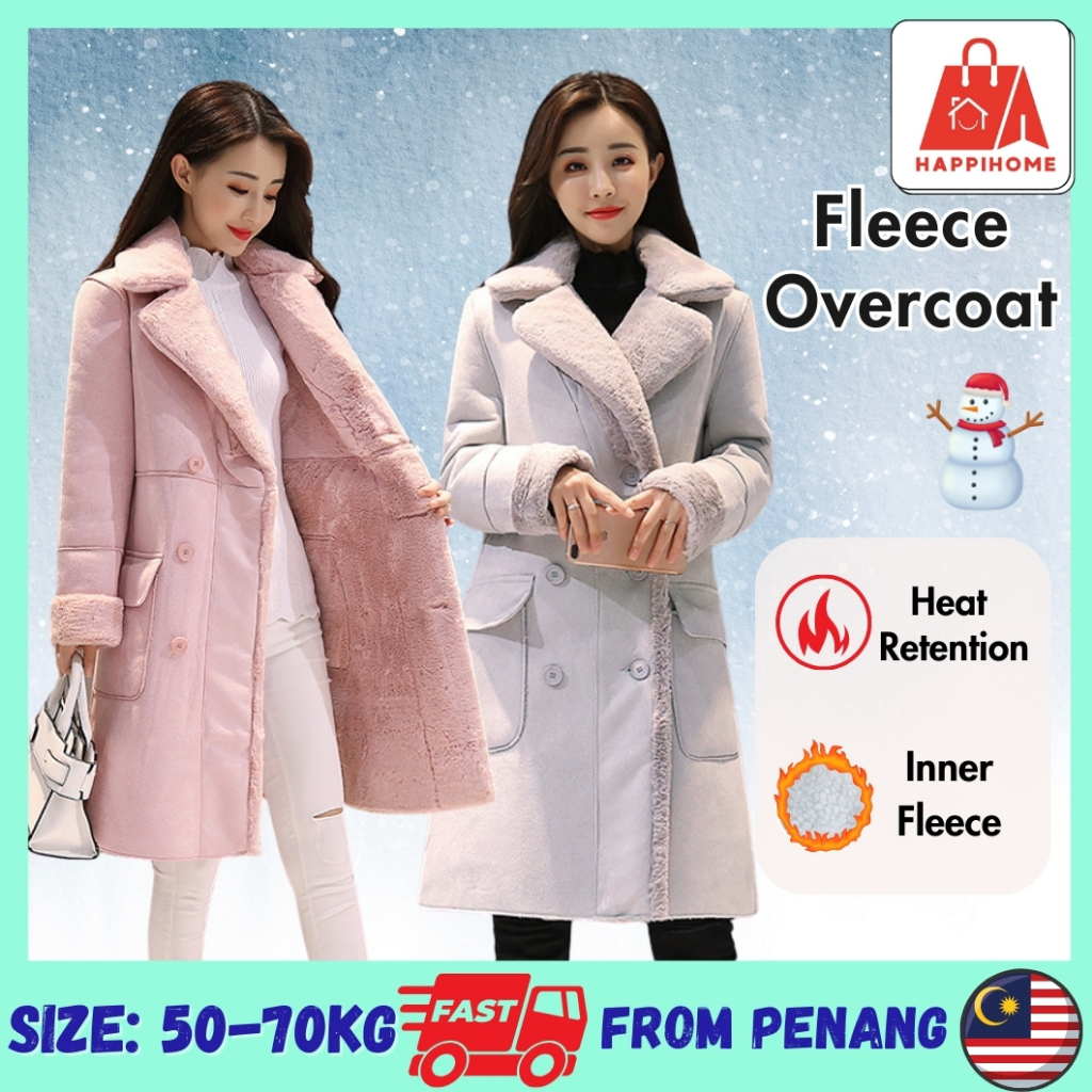 Women Fleece Warm Winter Jacket Winter Coat Woman Plus Size 冬天外套女 Overcoat Woman Baju Sejuk Perempuan Snow Jacket Woman