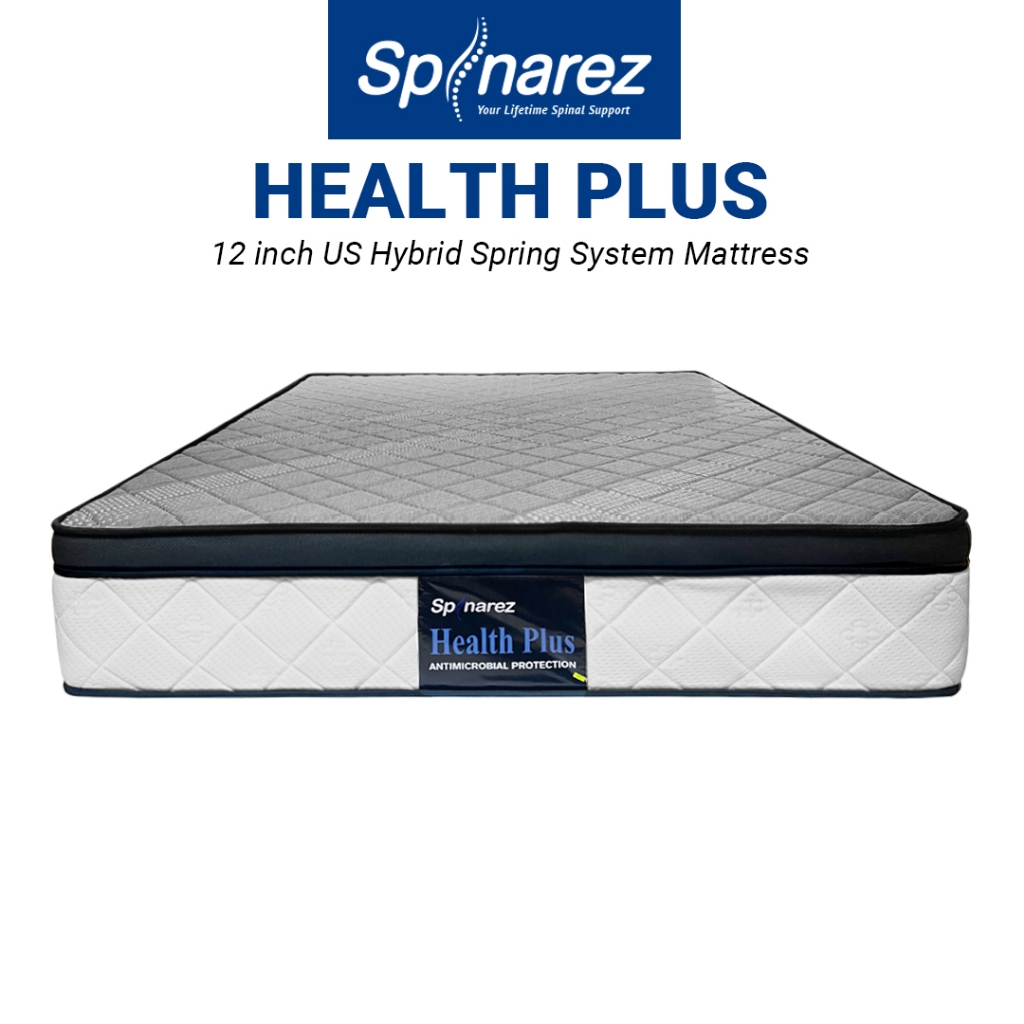 SpinaRez Health Plus Tilam Mattress 12 inch US Hybrid Spring...