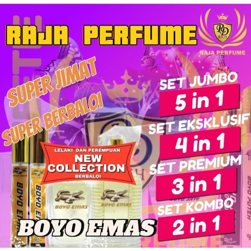 ‼️ RAJA PERFUME MALAYSIA ‼️SET KOMBOSET PREMIUMSET EKSKLUSIVE♋️SUPER JIMAT♋️