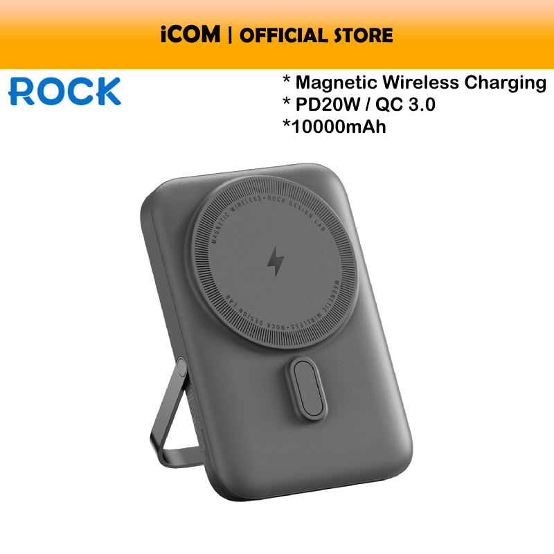 Rock P20 SE PD 20W/QC 3.0 Magnetic Wireless Power Bank - 10000mAh