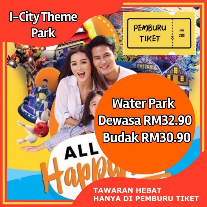 [PM HARGA PROMO] I-City Theme Park Shah Alam