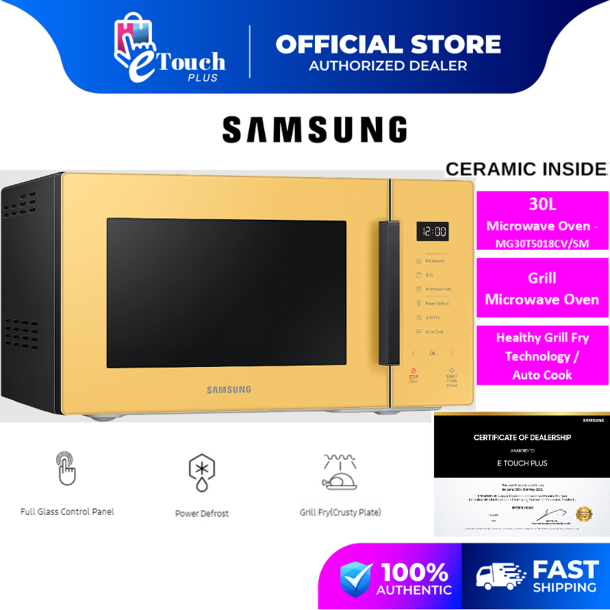 Samsung (30 L) Microwave Oven With Healthy Grill Fry Function MG30T5018CP/SM MG30T5018CV/SM MG30T5018