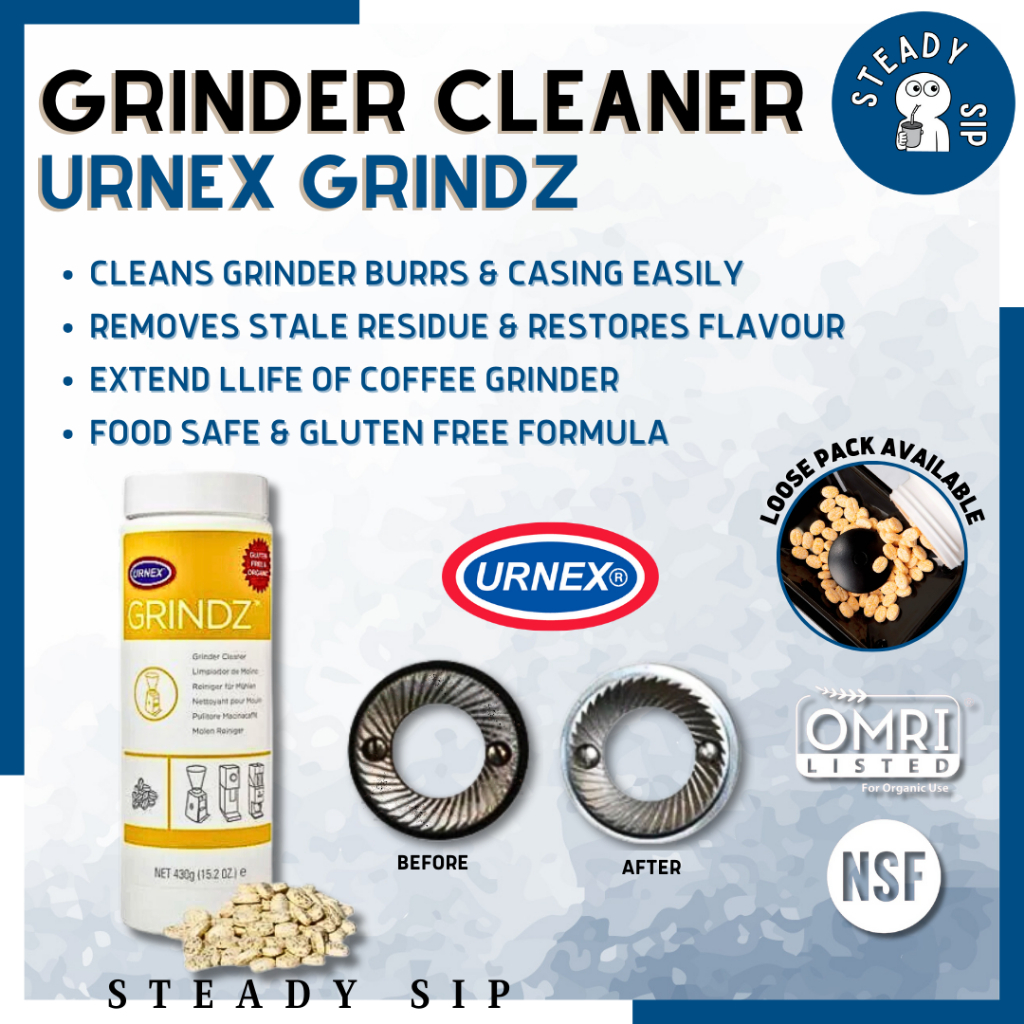 Steady Sip Urnex Grindz Coffee Grinder Cleaning Tablets Coffee Grinder Cleaner 430g 70g 80g