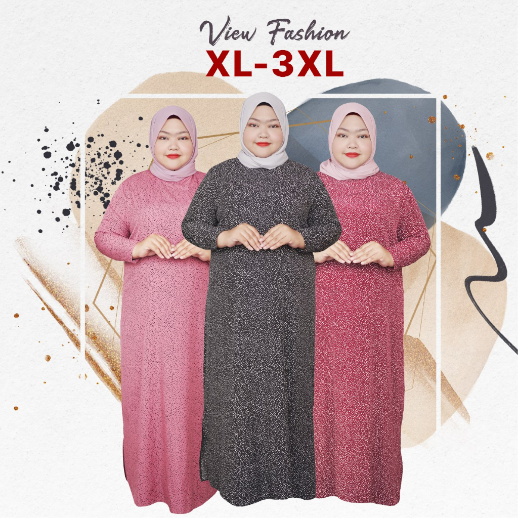 [VIEW] XL-3XL PLUS SIZE MUSLIMAH QARIA DRESS DR8117